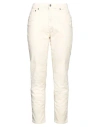 Roy Rogers Roÿ Roger's Woman Pants Pastel Yellow Size 31 Cotton, Elastane