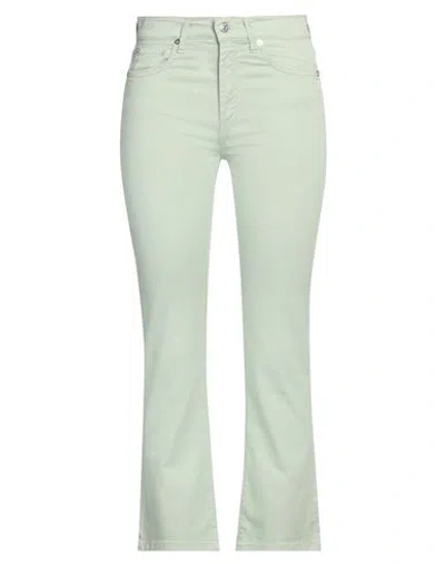Roy Rogers Roÿ Roger's Woman Pants Light Green Size 26 Cotton, Lyocell, Elastane
