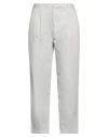 Roy Rogers Roÿ Roger's Woman Pants Light Grey Size 28 Cotton In Grey