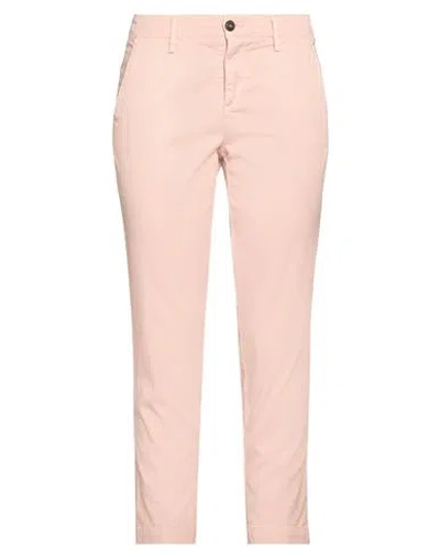 Roy Rogers Roÿ Roger's Woman Pants Light Pink Size 28 Cotton, Lyocell, Elastane