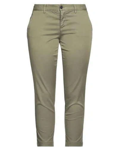 Roy Rogers Roÿ Roger's Woman Pants Military Green Size 30 Cotton, Lyocell, Elastane