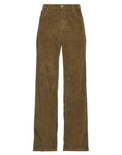 Roy Rogers Roÿ Roger's Woman Pants Military Green Size 30 Cotton, Modal, Elastane