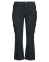 Roy Rogers Roÿ Roger's Woman Pants Navy Size 30 Cotton, Modal, Elastane In Black