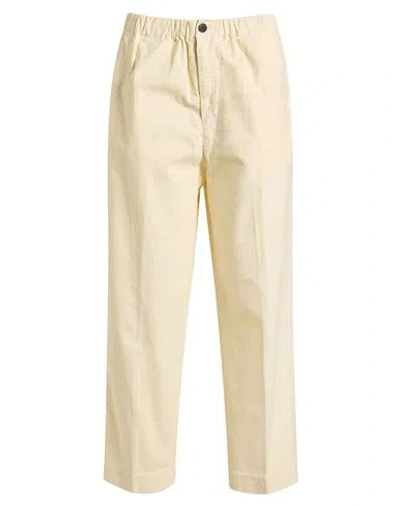 Roy Rogers Roÿ Roger's Woman Pants Pastel Yellow Size 26 Cotton, Elastane