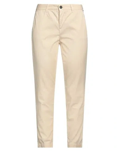 Roy Rogers Roÿ Roger's Woman Pants Pastel Yellow Size 26 Cotton, Lyocell, Elastane