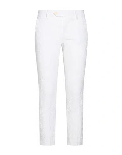 Roy Rogers Roÿ Roger's Woman Pants White Size 26 Cotton, Polyester, Polyamide, Elastane