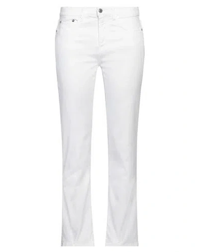 Roy Rogers Roÿ Roger's Woman Pants White Size 28 Cotton, Lyocell, Elastane