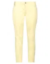 Roy Rogers Roÿ Roger's Woman Pants Yellow Size 31 Cotton, Elastane