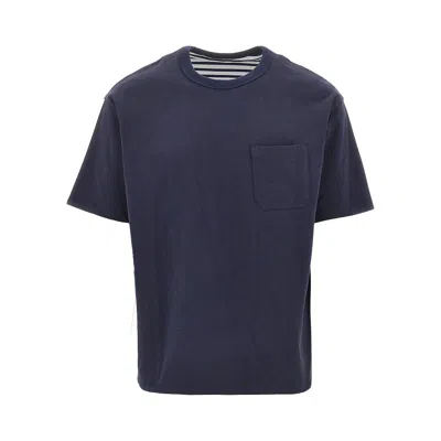 Roy Rogers Chest-pocket T-shirt In Blue