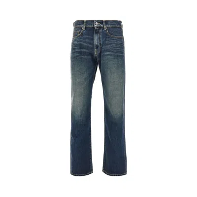 Roy Rogers Selvedge Denim 'week Work' Pants In Blue