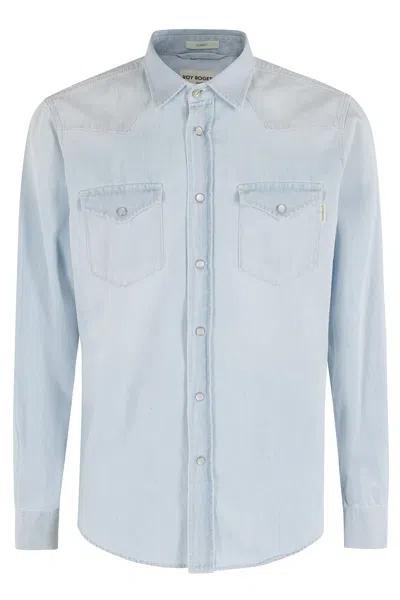 Roy Rogers Shirt Martin In Blue