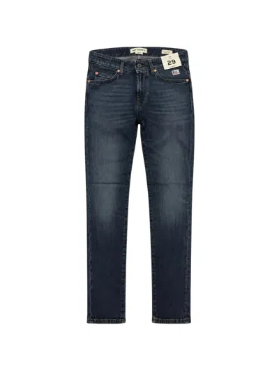 Roy Rogers Whiskering-effect Jeans In Blue