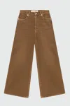Roy Rogers Women's Trousers Roy Roger's Kaori With Vintage Effect Rnd90195cn163081-c0419 In Brown