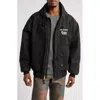Roy Roger's X Dave's New York Roy Rogers X Dave's New York Hooded Logo Graphic Zip Jacket In Dark
