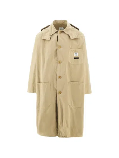 Roy Rogers X Engineered Garments Hooded Parka In Neutral
