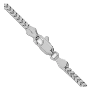 Pre-owned Roy Rose Jewelry Franco Gold Chain Necklace - Solid 14k Yellow Or White Gold -8"-30" Length