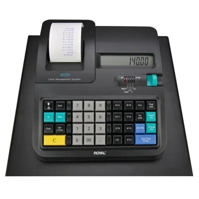 Royal 140dx Cash Register In Black