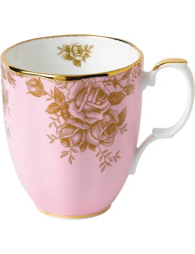 Royal Albert 100 Years Golden Roses China And 9ct Mug