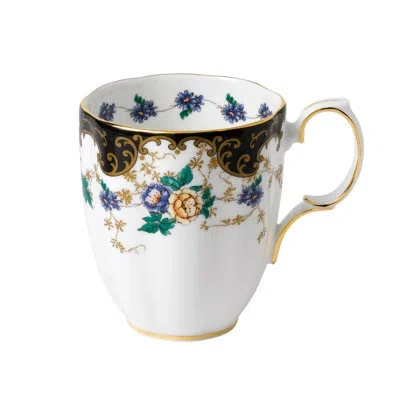 Royal Albert 100 Years Of  1910 Bone China Coffee Mug In Black;green