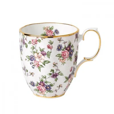 Royal Albert 100 Years Of  Bone China Coffee Mug In Pink;purple