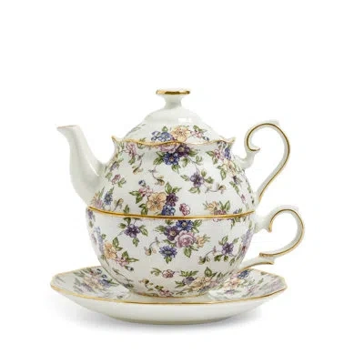 Royal Albert 100 Years Tea For One 16.9floz English Chintz 1940 In Multi
