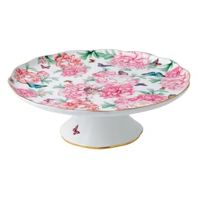 Royal Albert Friendship Miranda Kerr  Cake Stand In White;pink;purple;gold;turquoise