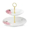 Royal Albert Miranda Kerr For  Everyday Friendship Cake Stand Two-tier In Multi