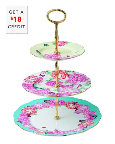 ROYAL ALBERT MIRANDA KERR FOR ROYAL ALBERT 3-TIER CAKE STAND WITH $18 CREDIT