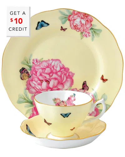 ROYAL ALBERT MIRANDA KERR FOR ROYAL ALBERT JOY 3PC PLACE SETTING WITH $10 CREDIT