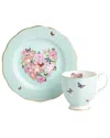 Royal Albert Miranda Kerr Friendship Blessing Bone China Plate And Mug Set
