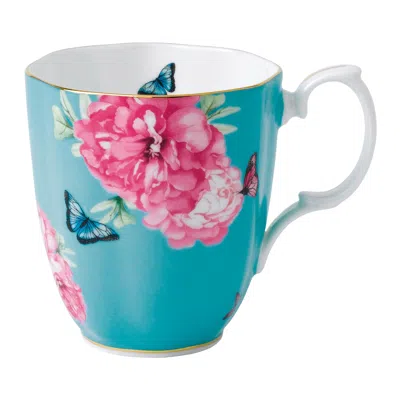 Royal Albert Miranda Kerr Friendship Mug 13floz Vintage Turquoise In Blue