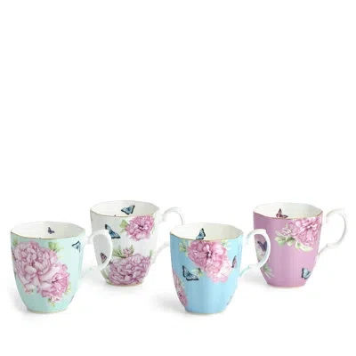 Royal Albert Miranda Kerr Friendship Mug, Mixed Set Of 4 In White;pink