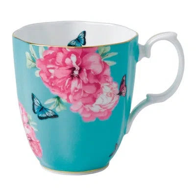 Royal Albert Miranda Kerr Friendship Vintage Bone China Coffee Mug In Turquoise