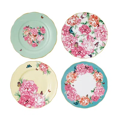 ROYAL ALBERT MIRANDA KERR MIXED PATTERNS ACCENT PLATES, SET OF 4,40010666