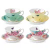 Royal Albert Mixed Patterns Teacup & Saucer, Set Of 4 In Multi