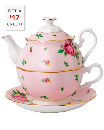 Royal Albert New Country Roses Pink Tea For One With $17 Credit