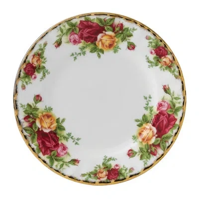 Royal Albert Old Country Roses 6" Bread And Butter Plate In White