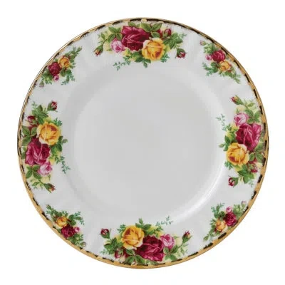 Royal Albert Old Country Roses 8" Salad Plate In White