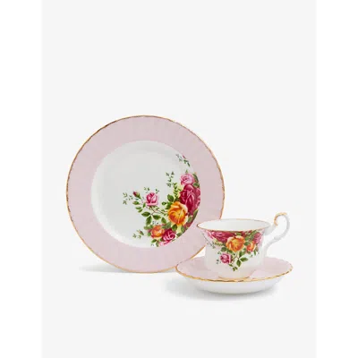 Royal Albert Old Country Roses Bone China 3-piece Tea Set