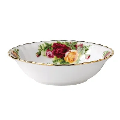 Royal Albert Old Country Roses Bone China 4.5 Fl oz Fruit Bowl In White