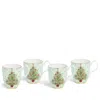 Royal Albert Old Country Roses Christmas Mug Set Of 4, 13.5oz