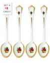Royal Albert Old Country Roses Spoons (set Of 4) With $9 Credit