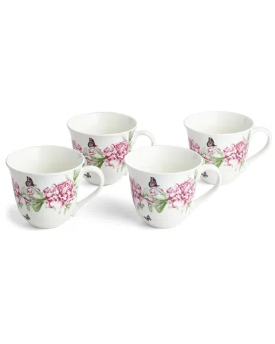 Royal Albert Set Of 4 Miranda Kerr Everyday Friendship Mugs In White