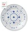 Royal Copenhagen 8.75in Blue Fluted Plain Salad Plate With $17 Credit