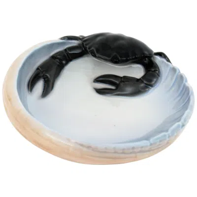 Pre-owned Royal Copenhagen 1920s Danish  Porcelain Crab Bowl Or Ashtray In Gray