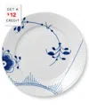 Royal Copenhagen 8.75in Fluted Mega Salad Plate With $12 Credit