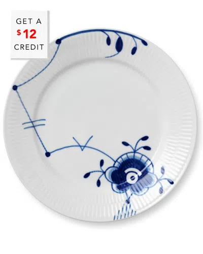Royal Copenhagen 8.75in Fluted Mega Salad Plate With $12 Credit