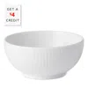 Royal Copenhagen 8oz White Fluted Small Bowl