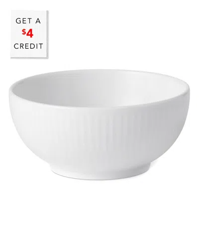Royal Copenhagen 8oz White Fluted Small Bowl