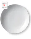 Royal Copenhagen 9.75in White Fluted Shallow Bowl